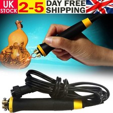 LH50 Multifunction Wood Burning Pen Tool Pyrography Machine Kit Burner Craft UK