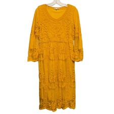 Orange Creek Lace Dress Size S / M Lined CottageCore Boho Prairie Cottage