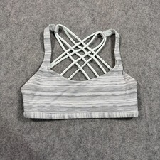 Lululemon Athletica Wee Are From Space Nimbus Battleship Free To Be Bra Size 4