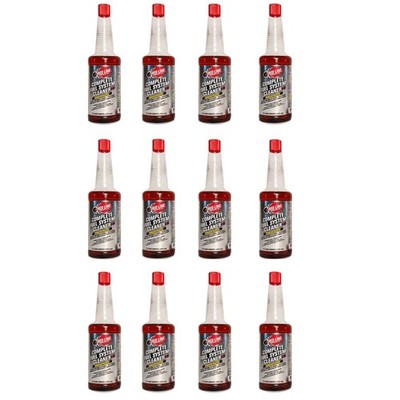 Red Line Oil 60103 Set of 12 SI-1 Complete Fuel System Cleaner Oil Bottles, 15oz