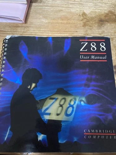 Vintage Z88 User Manual By Cambridge Computer Ltd 1988 Sinclair