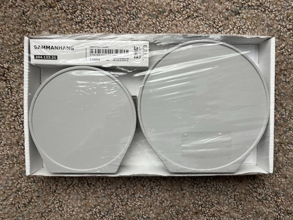 Estantes flotantes gris claro IKEA Sammanhang diseño Aaron Probyn 204.123.21. NUEVO