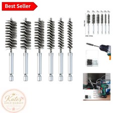Efficient 6-Piece Brush Set with Twisted Wire Bristles for Ultimate Cleaning