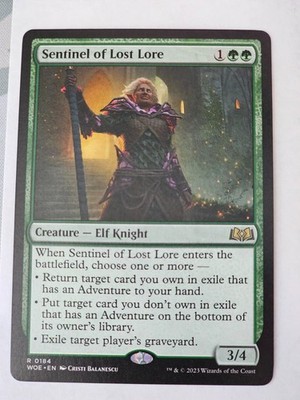 MTG Sentinel of Lost Lore - Wilds of Eldraine