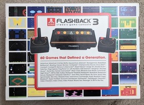 Atari Flashback 3 Classic Game Console w/ 2 Controllers &ndash; Open Box &ndash; Tested