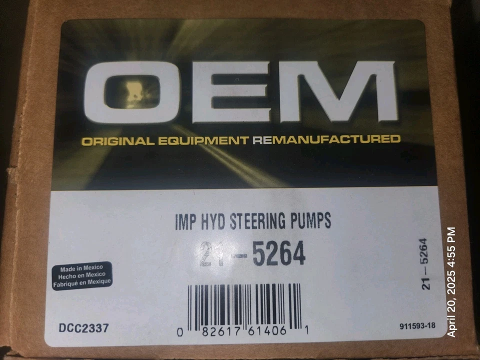 Bomba de dirección asistida-cabina extendida camioneta Toyota OEM 21-5264 Reman Foto 2 de 2