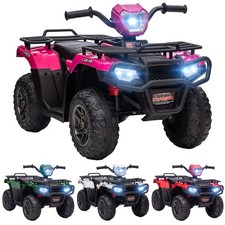 Aosom 12V Kids ATV w/ Forward Backward Function Music, Headlights