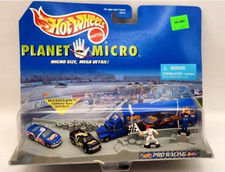 1997 Hot Wheels Planet Micro Pro Racing Set  1/4 Series 1 - Vintage