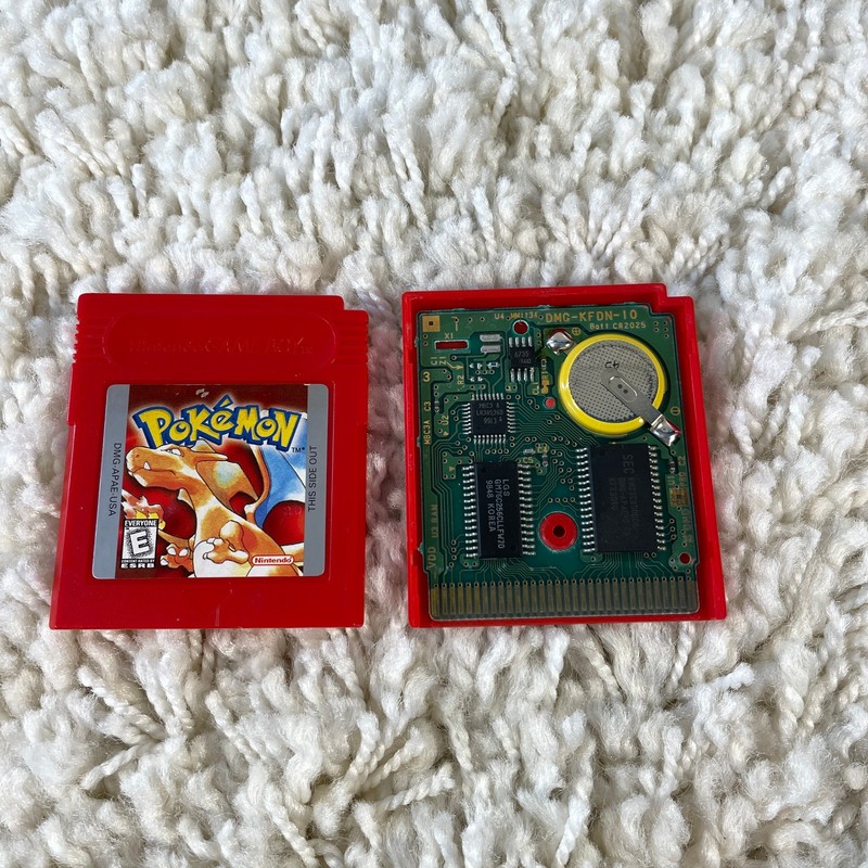 Pokemon Red Version (Nintendo Game Boy, 1999) GBC Authentic New Battery Works