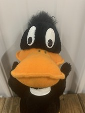 Daffy Duck Warner Brothers Looney Tunes 24K Vintage 1993 Plush Toy Stuff Animal