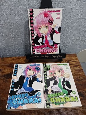 Shuga Chara! English Manga Set vol 1-3 English Peach Pit (June Kato, 2007)  Good