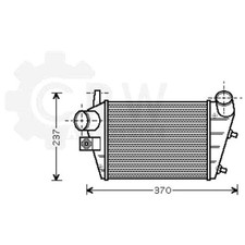 Ladeluftkühler Ladeluft Kühler für Alfa Romeo 156 Sportwagon 932