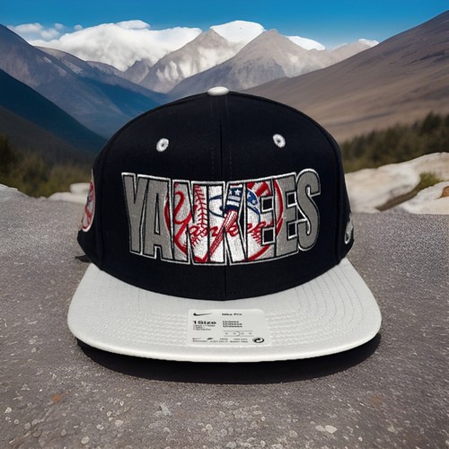 New York Yankees Nike Cooperstown Collection Pro Snapback Mütze - Navy - Bild 1 von 11