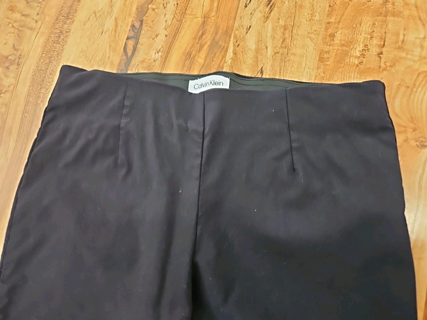 Calvin Klein Women's Pull on Dress Pants, Black Size 8 thumbnail 2