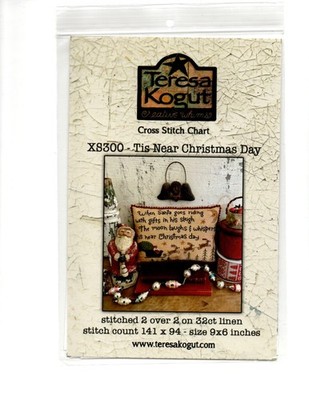 Teresa Kogut Near Christmas Day Pattern Santa Reindeer Sleigh