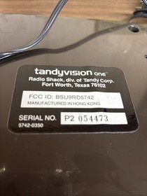 VINTAGE Radio Shack Tandyvision One Console & 28 Intellivision Games &ndash; LOOK~