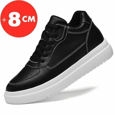 Man Elevator Shoes 8Cm Taller Hidden Height Increase Insole casual sneaker Shoes
