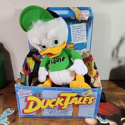 Disney Duck Tales Louie Plush Vintage NEW RARE Toy 1986 Large 12''