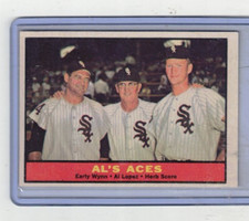 1961 Topps #337 Al's Aces - Al Lopez / Herb Score / Early Wynn -EX-MINT