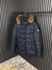 Moncler Navy Cluny Men’s Puffer Coat Size 5 (L/XL) Pristine Condition