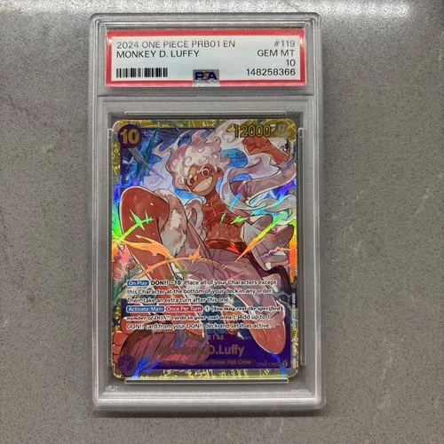 2024 One Piece Monkey D. Luffy PRB01 SEC OP05-119 PSA 10