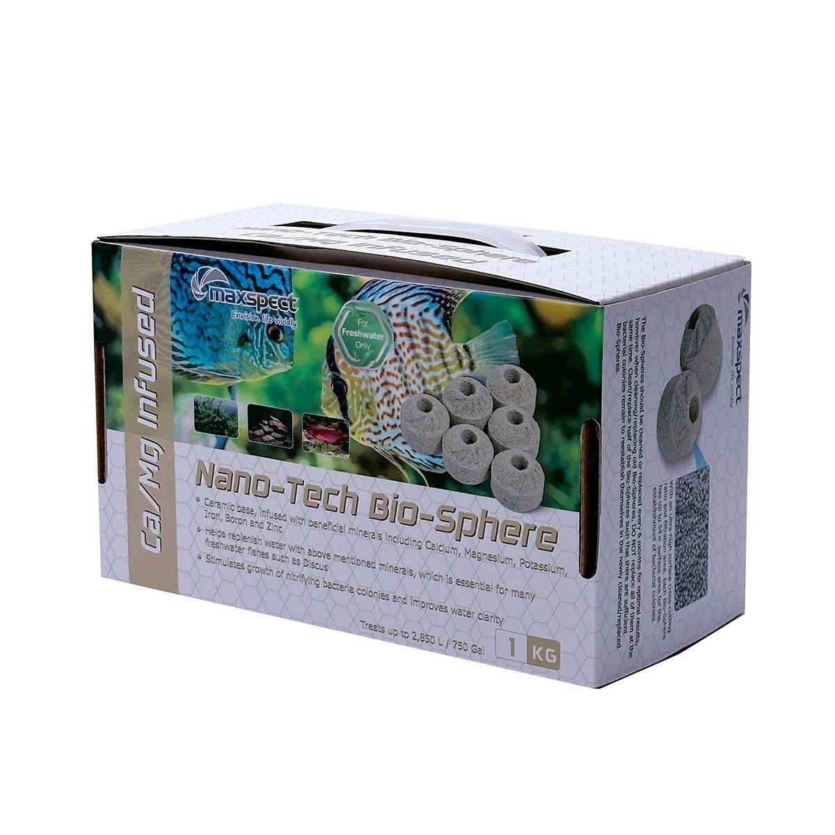 Maxspect Freshwater Bio-Spheres Ca/Mg Infused 1KG