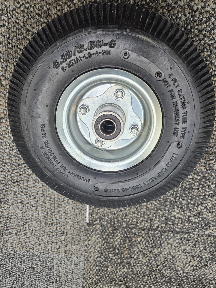 (QTY2)K-353AI-LG-4-201 Tire and Wheel Assembly 4.10/3.50-4, 9-3/8 ...