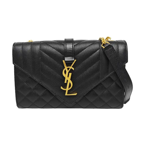 Yves Saint Laurent Crossbody bags Leather Black Free Shipping | Duties Paid