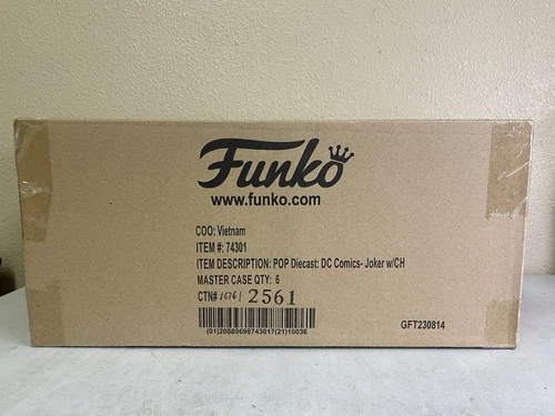 SEALED Case Of (6) Funko Pop! Diecast - The Joker - #10-CHASE GUARANTEED!