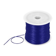 DMiotech Elastic String for Bracelets, 1mm Stretch Bead Cord x 100m, Blue