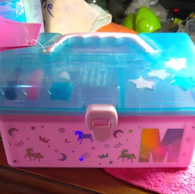 Claire s Unicorn Makeup Set Pink Blue Multicolor Lip Gloss Nail Polish Star