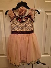 Curtain Call Costumes - Final Bow - Burgundy - Child Medium