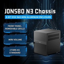 Mini Aluminum ITX Desktop Case 8 HDD Support 130mm Heatsink 250mm Graphics