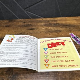 Fantastic Adventures of Dizzy (Nintendo) NES Manual instruction booklet only⭐