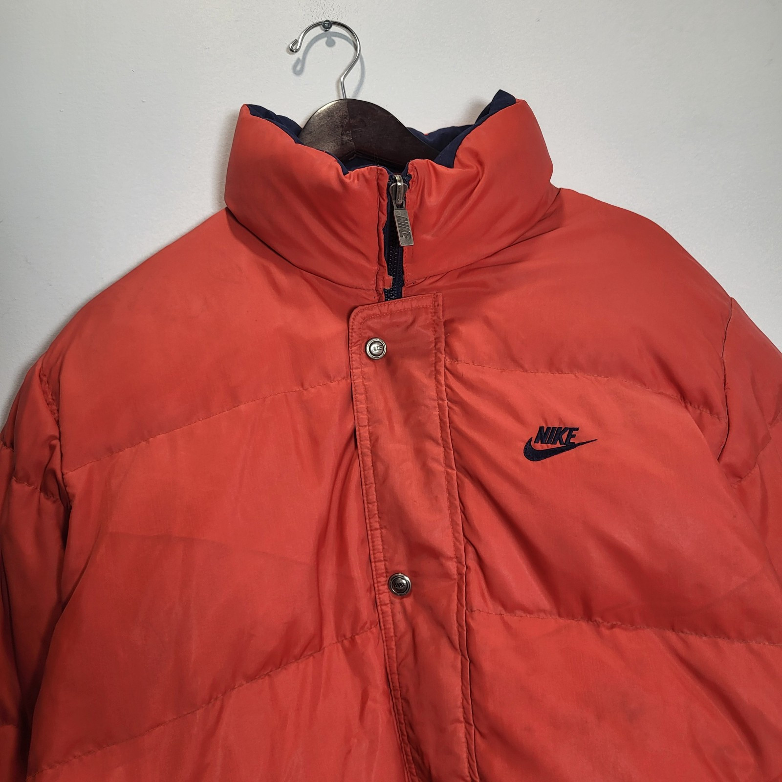 Vintage Rare 1990s Nike Reversible Downfilled Puffer Jacket Korean Label image 10