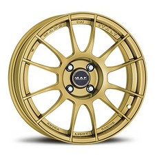 CERCHIO IN LEGA PER ALFA ROMEO MITO 7,5J18" 4X100 40 72 MAK XLR GOLD