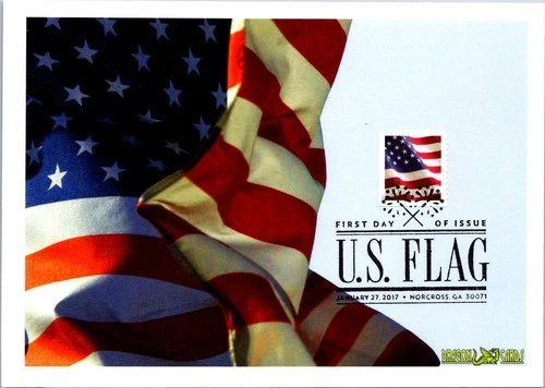 Dr Jim Stamps Maximum Card American Flag Forever Fdc