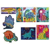 Janod Kreativset Dinosaurier Mosaike Ab 4 Jahren Mehrfarbig J07903