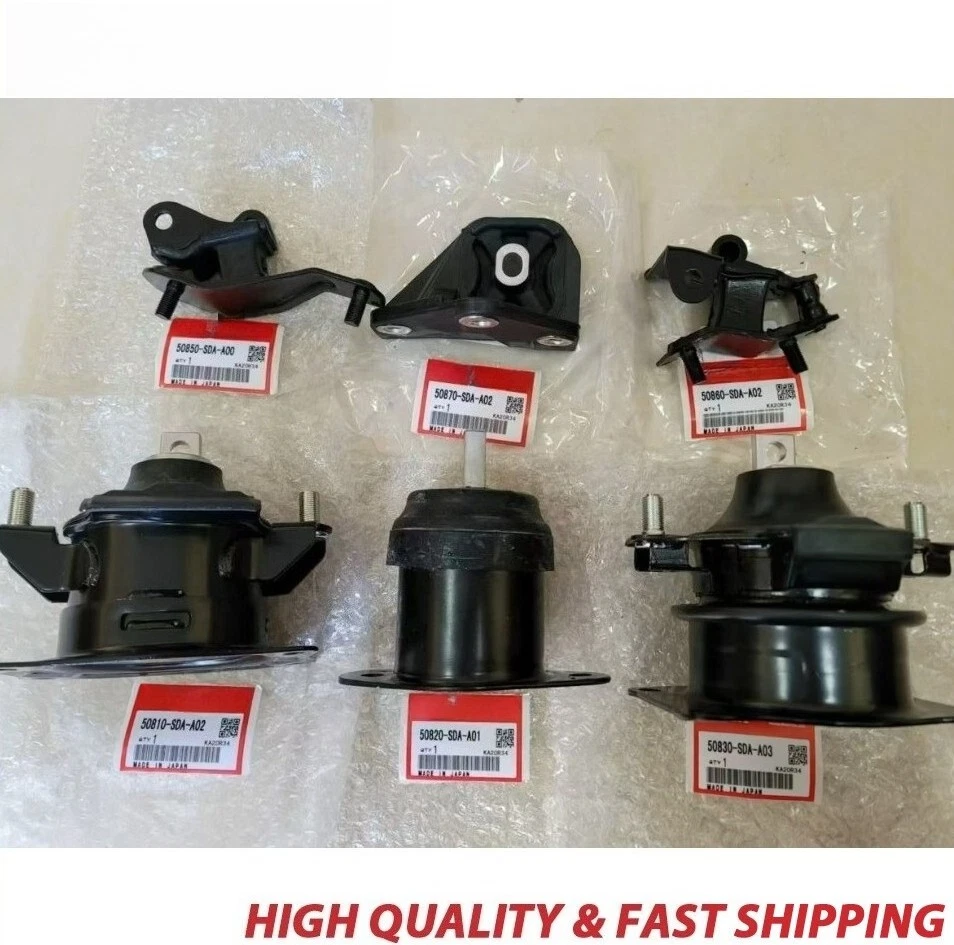 OEM Engine Mount kit Trans Mount Set 6Pcs For 03-07  Accord Acura TSX 2.4L - Image 2 of 4