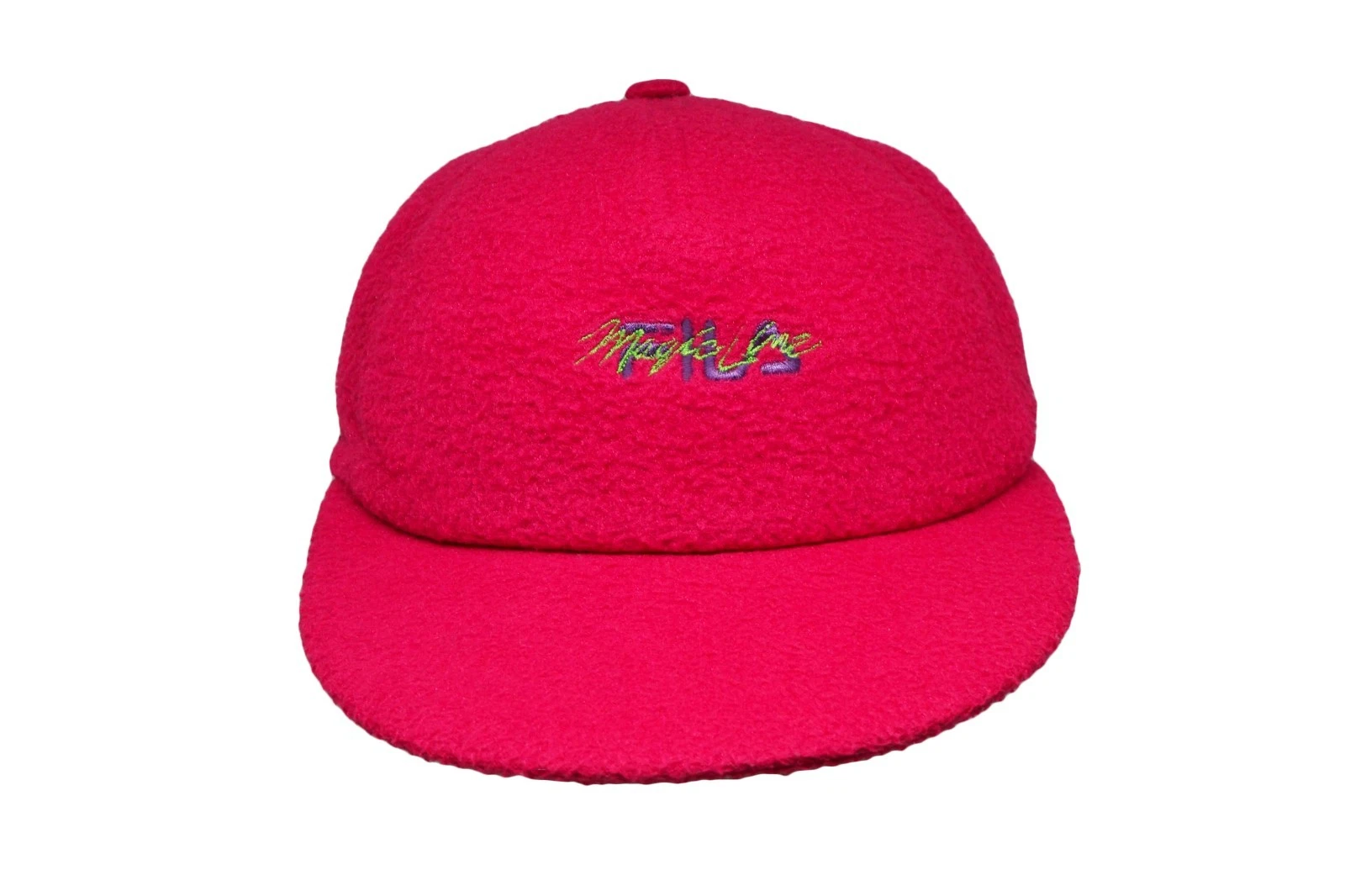Vintage FILA Magic Line Cap 90s winter fleece hat pink Ski Team style