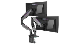 MSI MPG MT201DR V2 - Premium RGB Dual Monitor Stand Arms, 17-35" Support, VESA