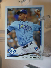 2014 Topps Baseball  #49 - Enny Romero RC - Tampa Bay Rays  14-083