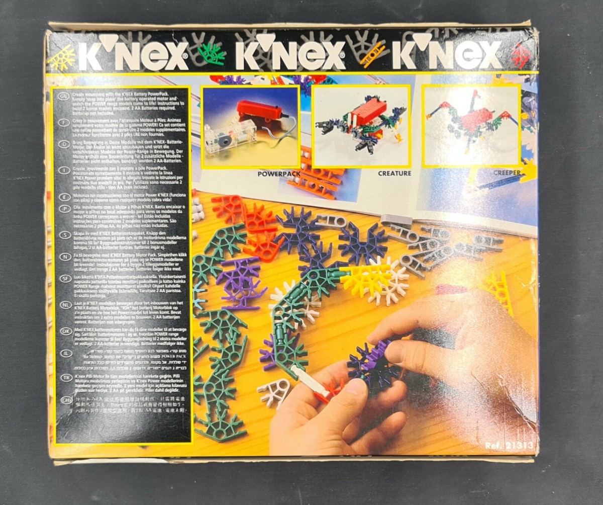 Vintage K'NEX 21313 POWERPACK 67 pcs BRAND NEW | eBay