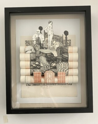 Paul LaRiviere ''Fall of the House of Mime'' 7 Plate 3-D Etching Boxed 2010