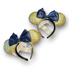 Minnie Mouse Ears Headband Disney Parks Set