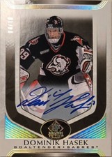 2020-21 SP Signature Edition Legends Black 04/10 Dominik Hasek Sabres Autograph