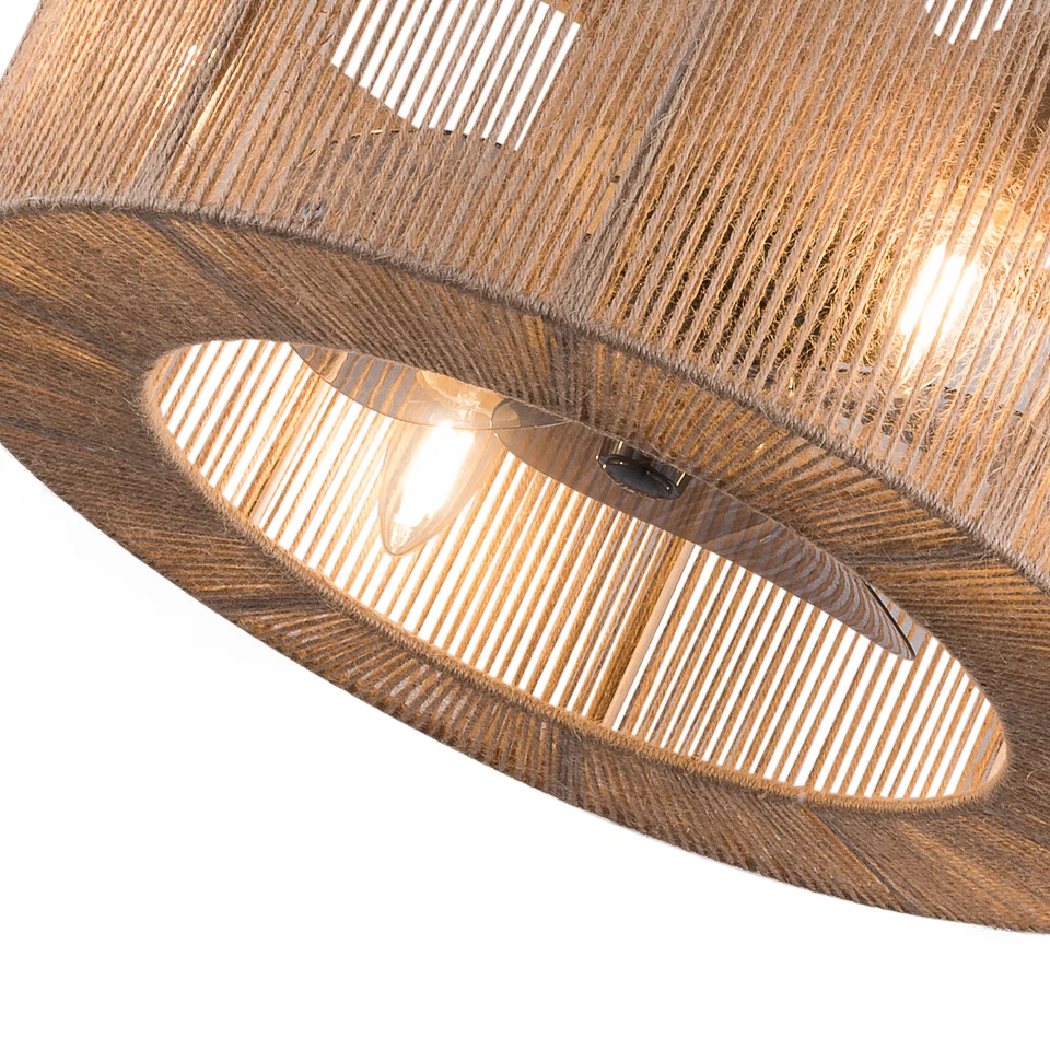 AC110-120V Ceiling Fan Light Cage Chandelier Safe Novel Design W/Mute Motor - Image 4 of 4