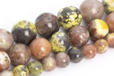 Natural Multicolor Plum Blossom Jasper Grade AAA Round Loose Beads 6/8/10MM