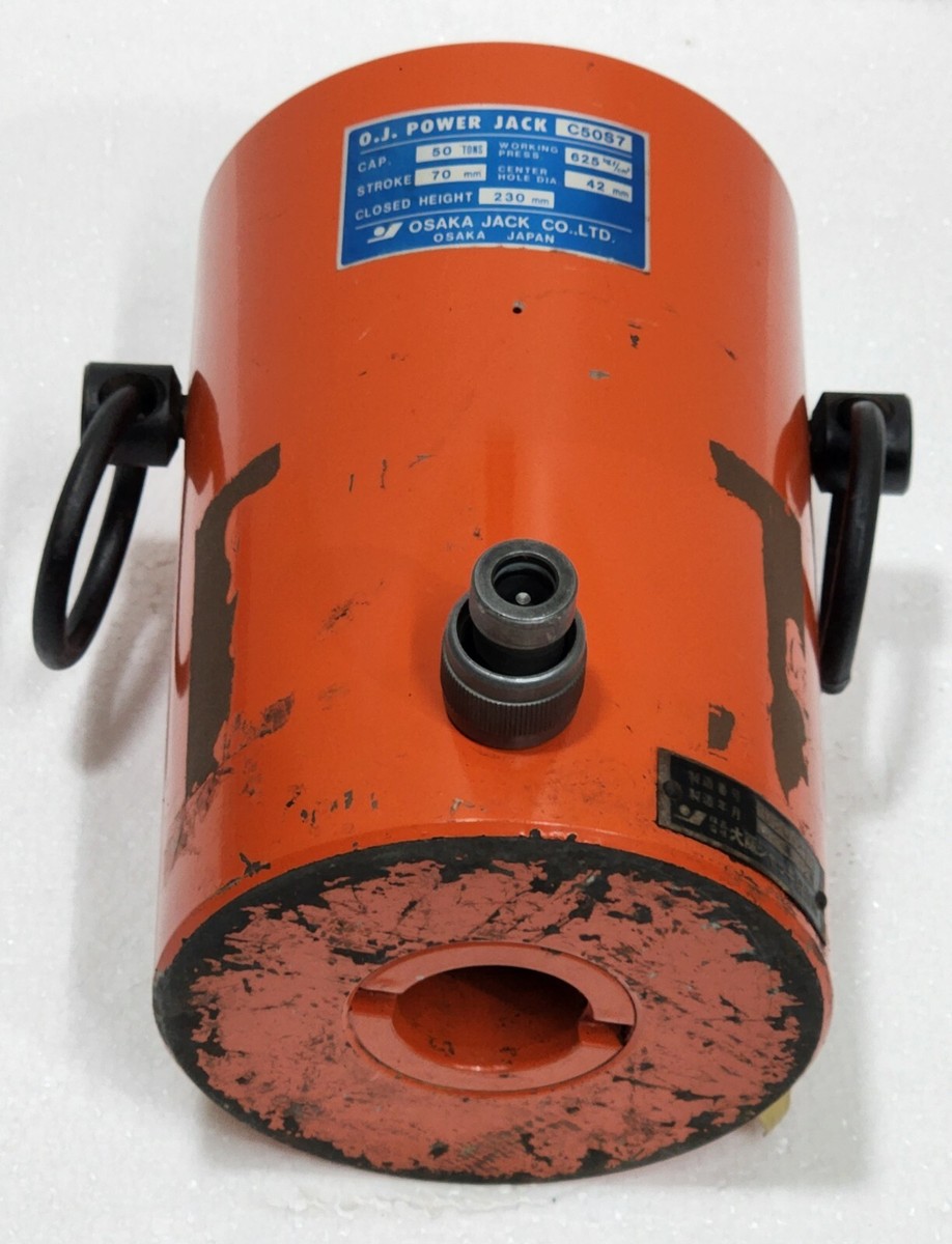 OSAKA JACK C50S7 OJ POWER JACK 50 TON 70mm SINGLE ACTING HOLLOW