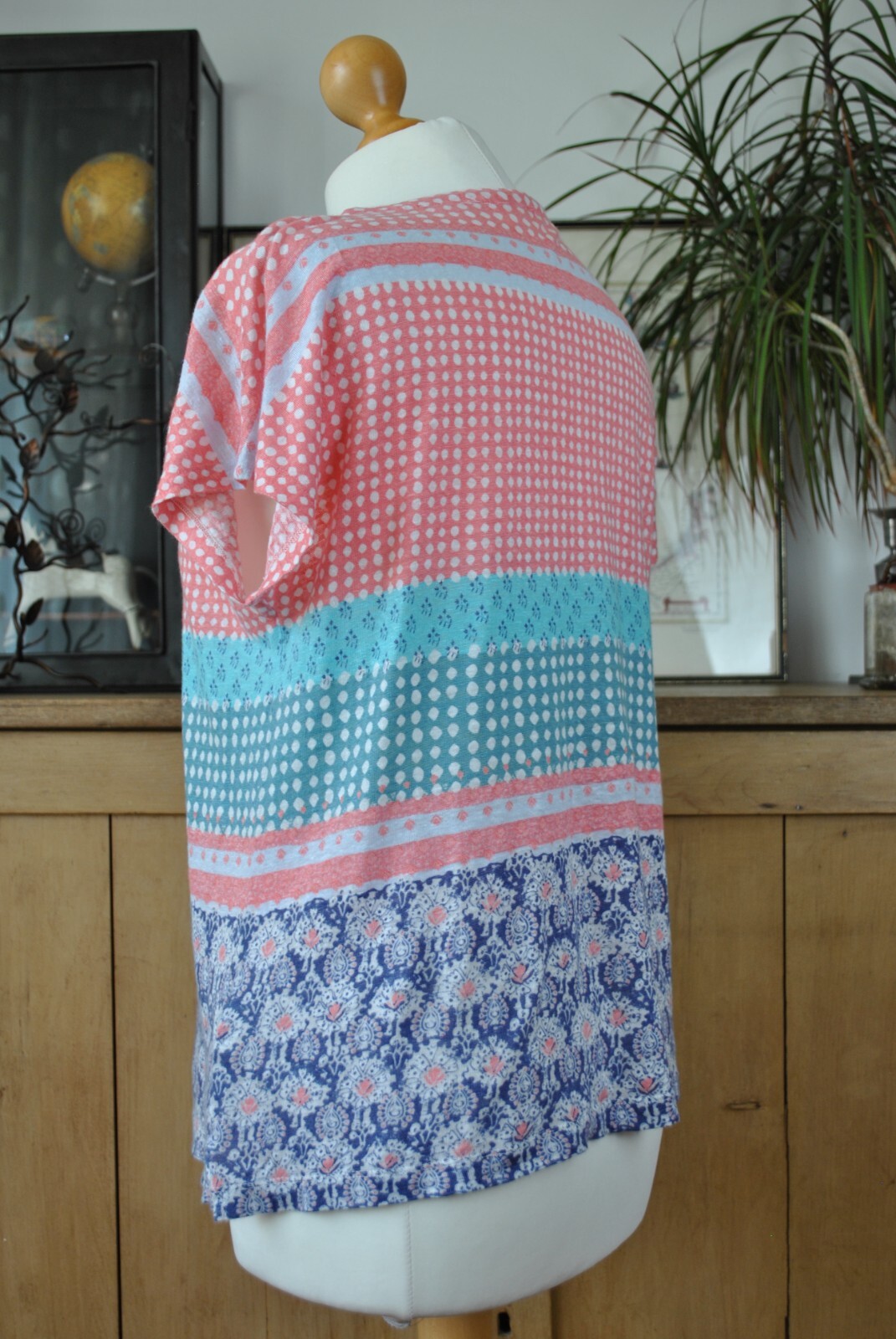 EX White Stuff Colourful Patchwork Pattern 100% L… - image 5